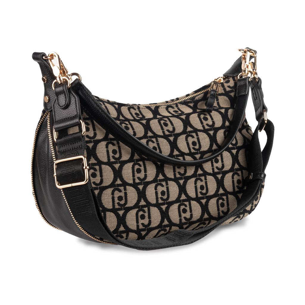 BORSA HOBO DONNA LIU JO IN TESSUTO - COL. TABACCO