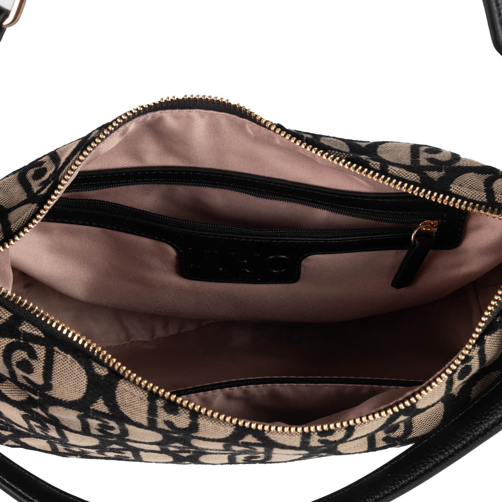 BORSA HOBO DONNA LIU JO IN TESSUTO - COL. TABACCO