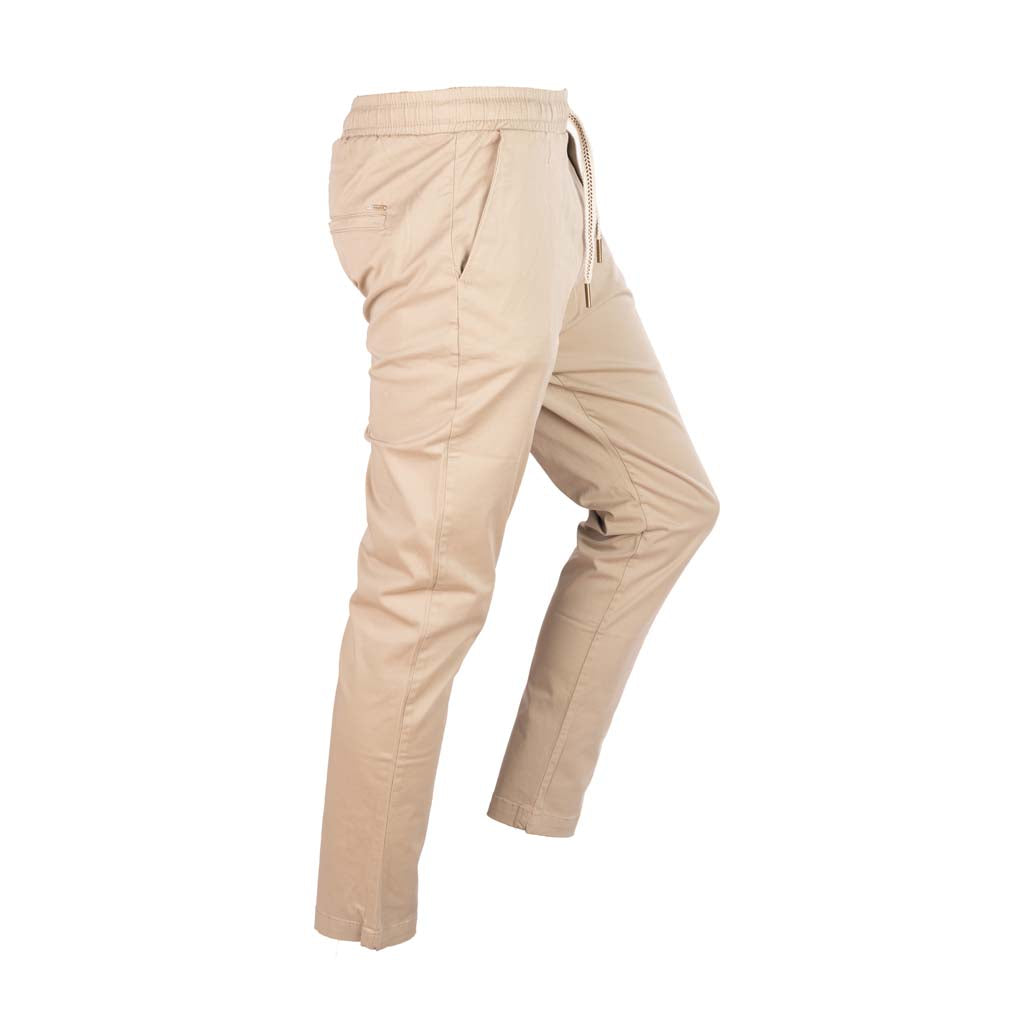 PANTALONE UOMO GIANNI LUPO MOD. "LEONARD" CON COULISSE IN COTONE - Colori disponibili: 3