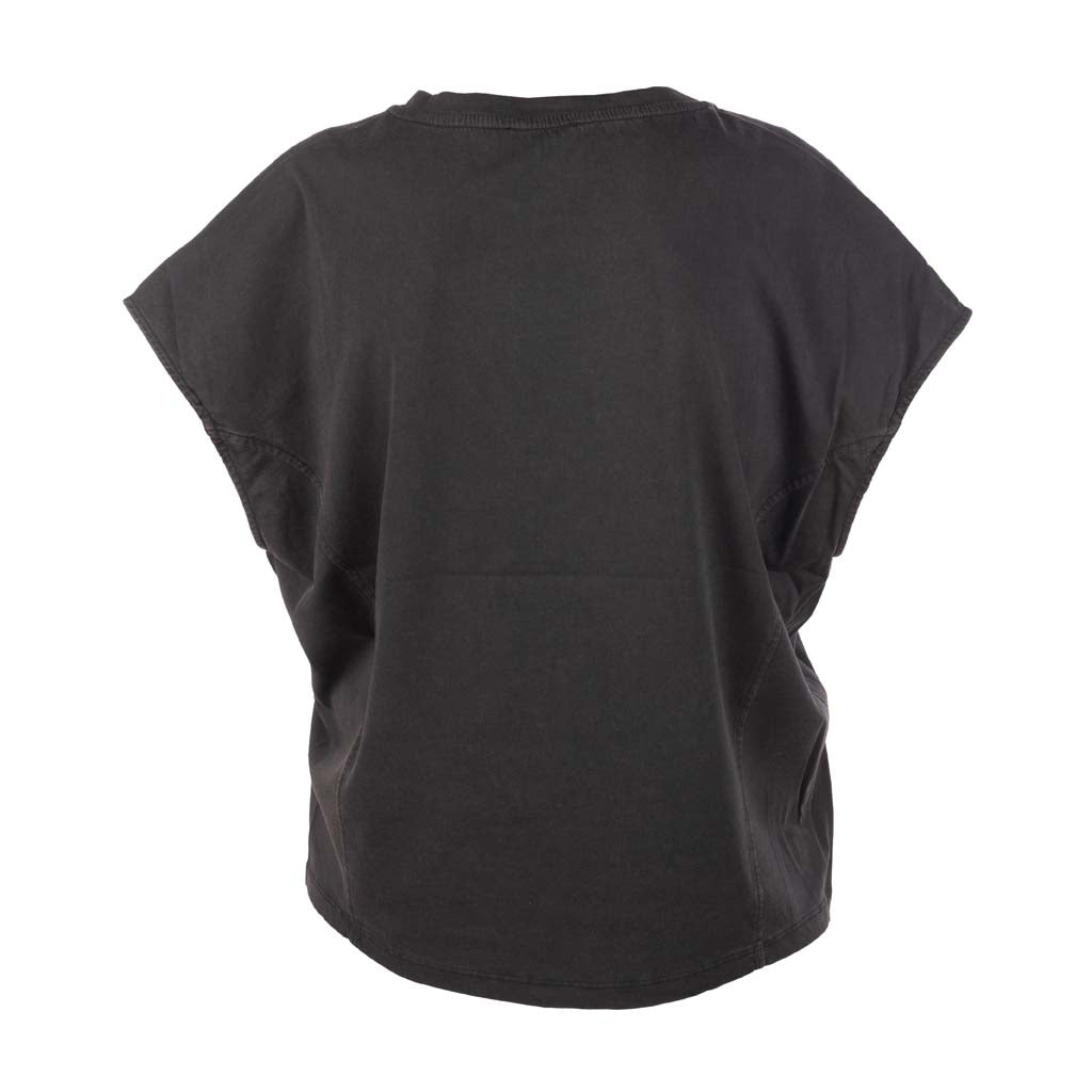 T-SHIRT DONNA LIU JO IN JERSEY DI COTONE CON STRASS - Colori disponibili: 2
