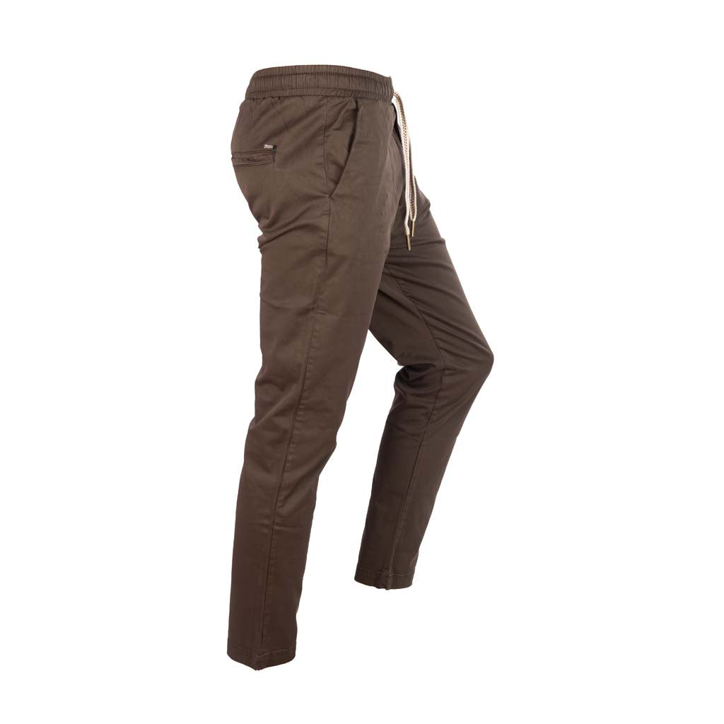 PANTALONE UOMO GIANNI LUPO MOD. "LEONARD" CON COULISSE IN COTONE - Colori disponibili: 3