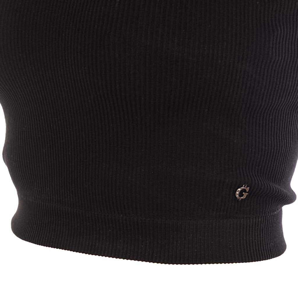 TOP DONNA GUESS CON DETTAGLI IN PIZZO - COL. NERO