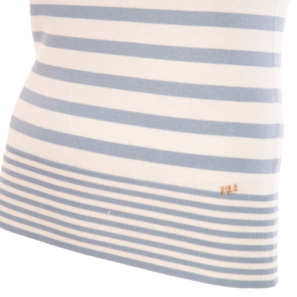 TOP DONNA ARTIGLI A COSTINE MOD. "ELEONOR" - COL. POLVERE / PANNA