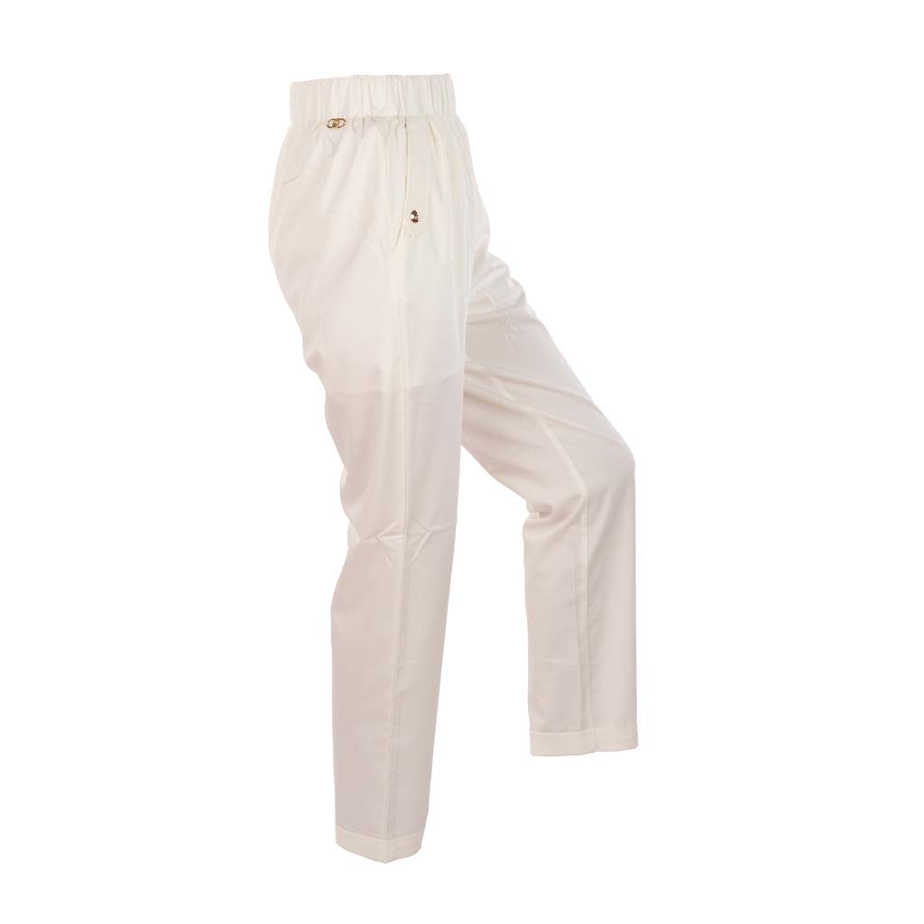 PANTALONE DONNA LIU JO SLIM FIT CON RISVOLTO - Colori disponibili: 2