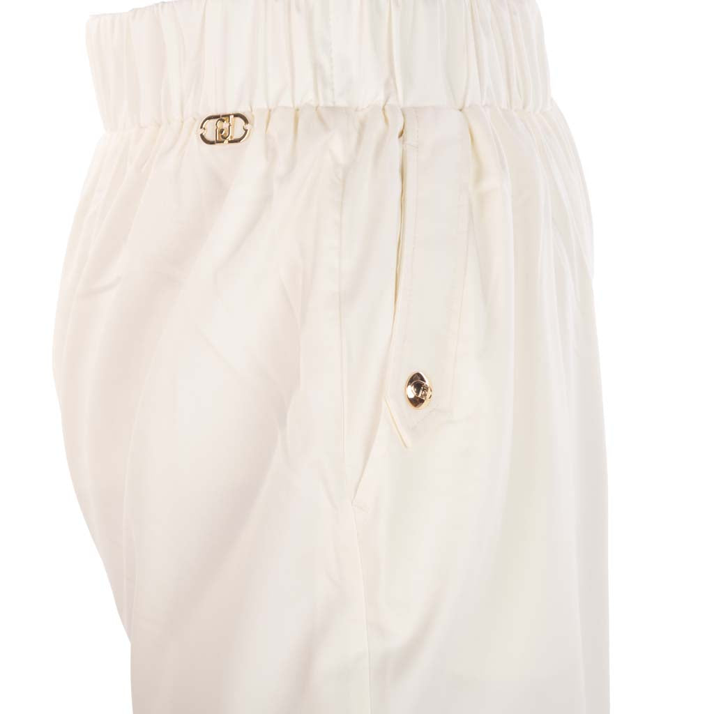 PANTALONE DONNA LIU JO SLIM FIT CON RISVOLTO - Colori disponibili: 2