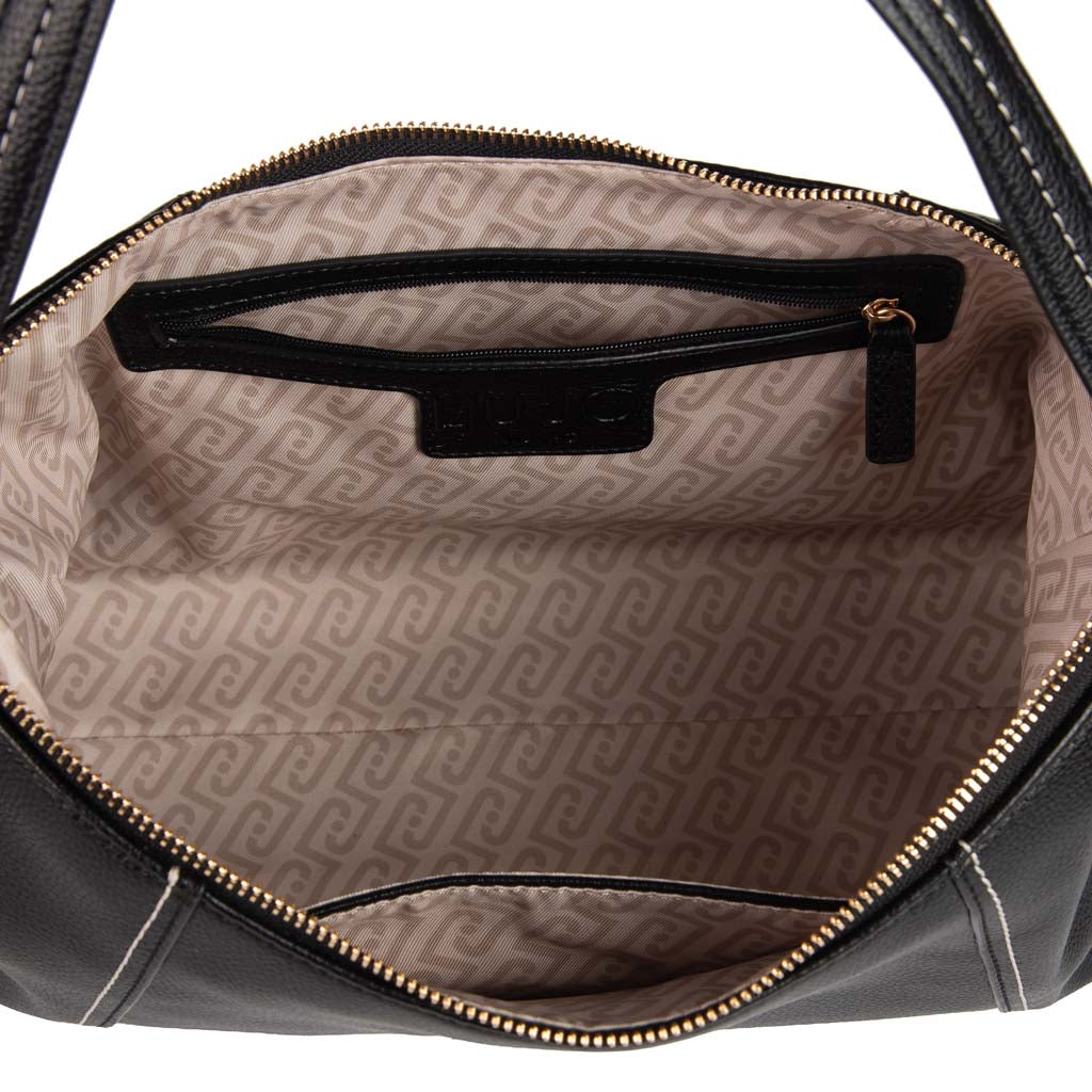 BORSA A SPALLA DONNA LIU JO IN ECOPELLE - COL. NERO