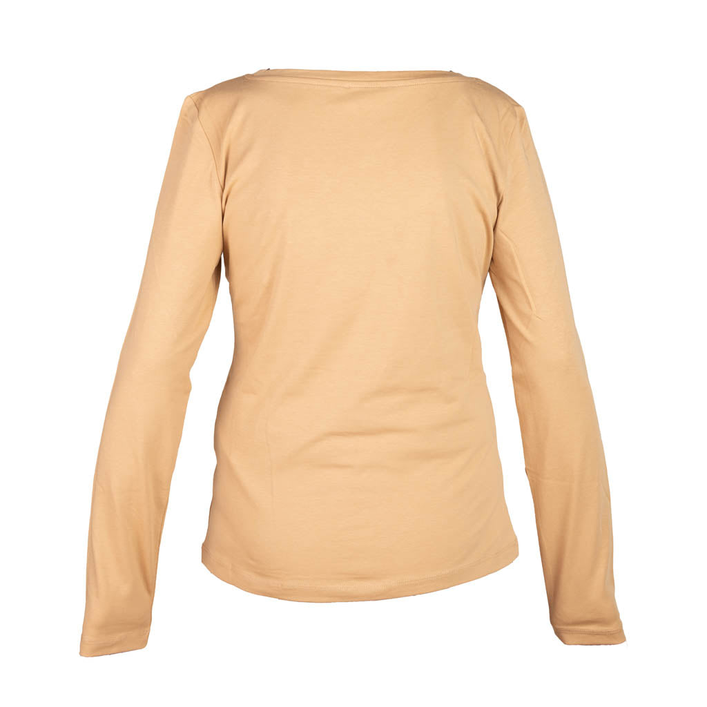 T-SHIRT DONNA GAUDI' IN JERSEY CON STRASS E BORCHIE - Colori disponibili: 2