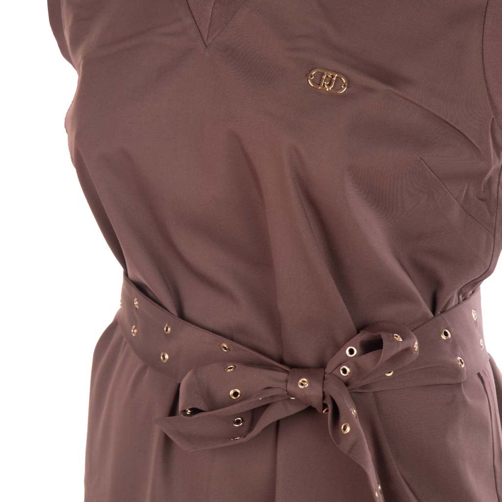 ABITO DONNA LIU JO CON SCOLLO A V - COL. FANGO