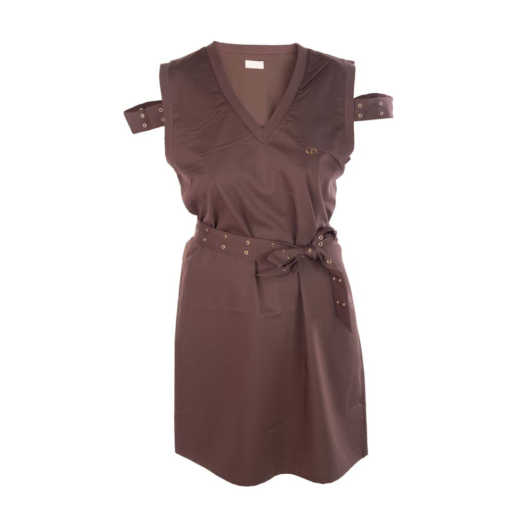 ABITO DONNA LIU JO CON SCOLLO A V - COL. FANGO