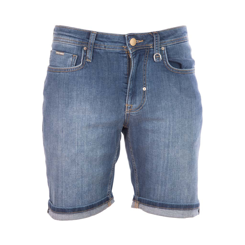 PANTALONI CORTI ANTONY MORATO SKINNY FIT MOD. "RANDY" IN DENIM ELASTICIZZATO - COL. BLU DENIM
