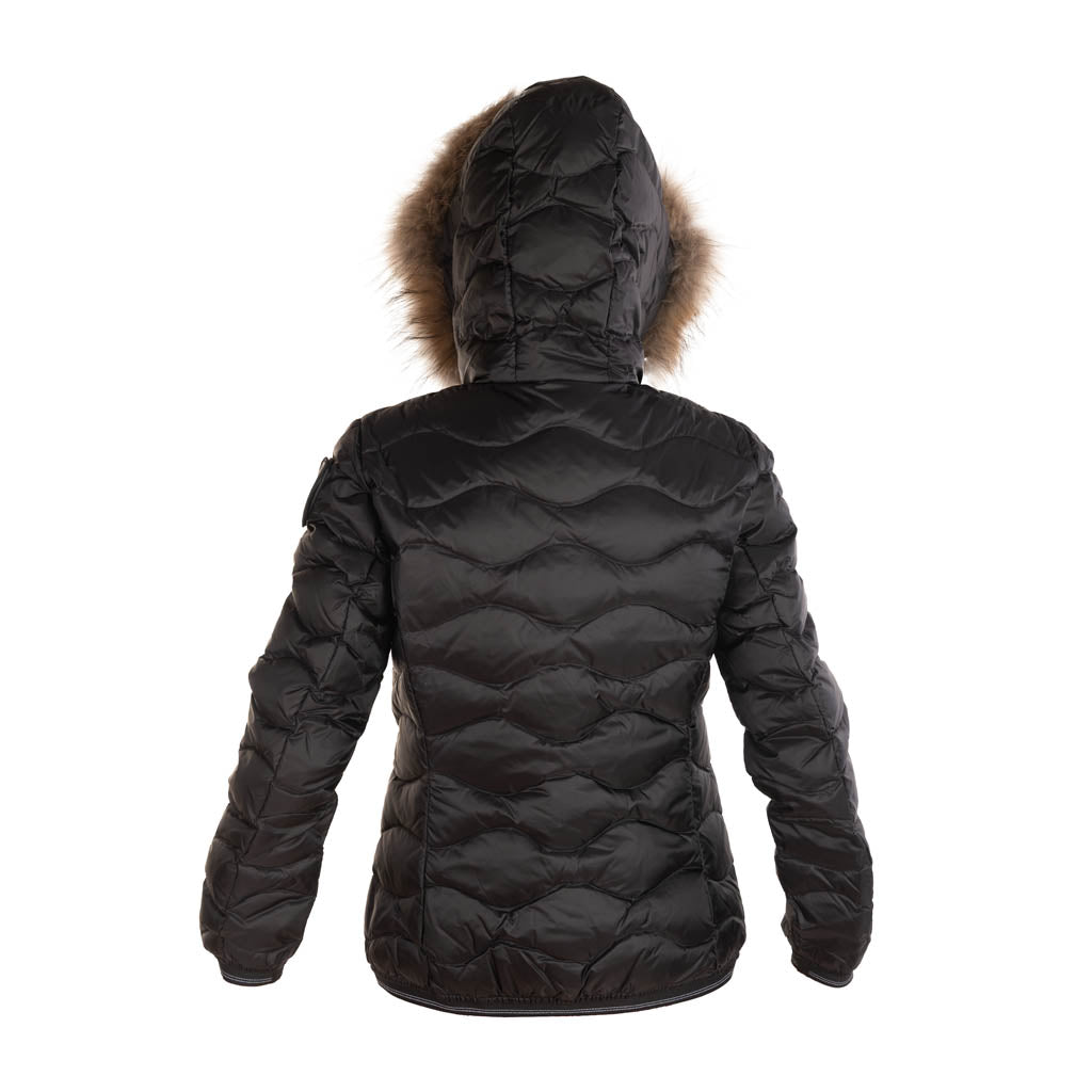 PIUMINO DONNA BLAUER CON BORDO IN PELLICCIA MOD. "ALDIE" - Colori disponibili: 2