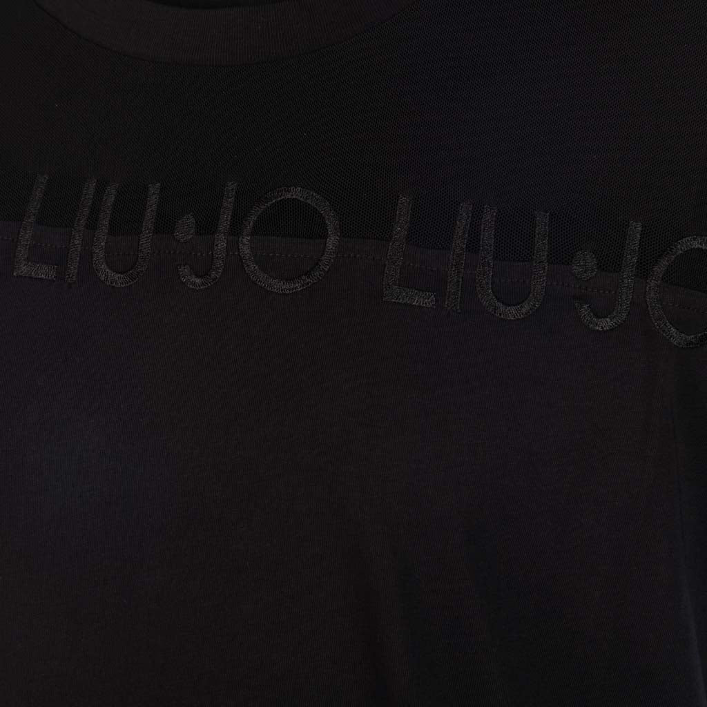 T-SHIRT DONNA LIU JO IN JERSEY E MESH - Colori disponibili: 2