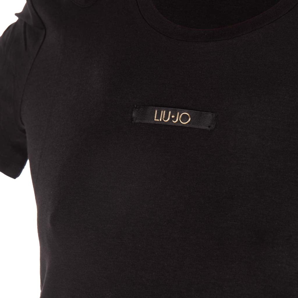 T-SHIRT DONNA LIU JO CUT-OUT - COL. NERO