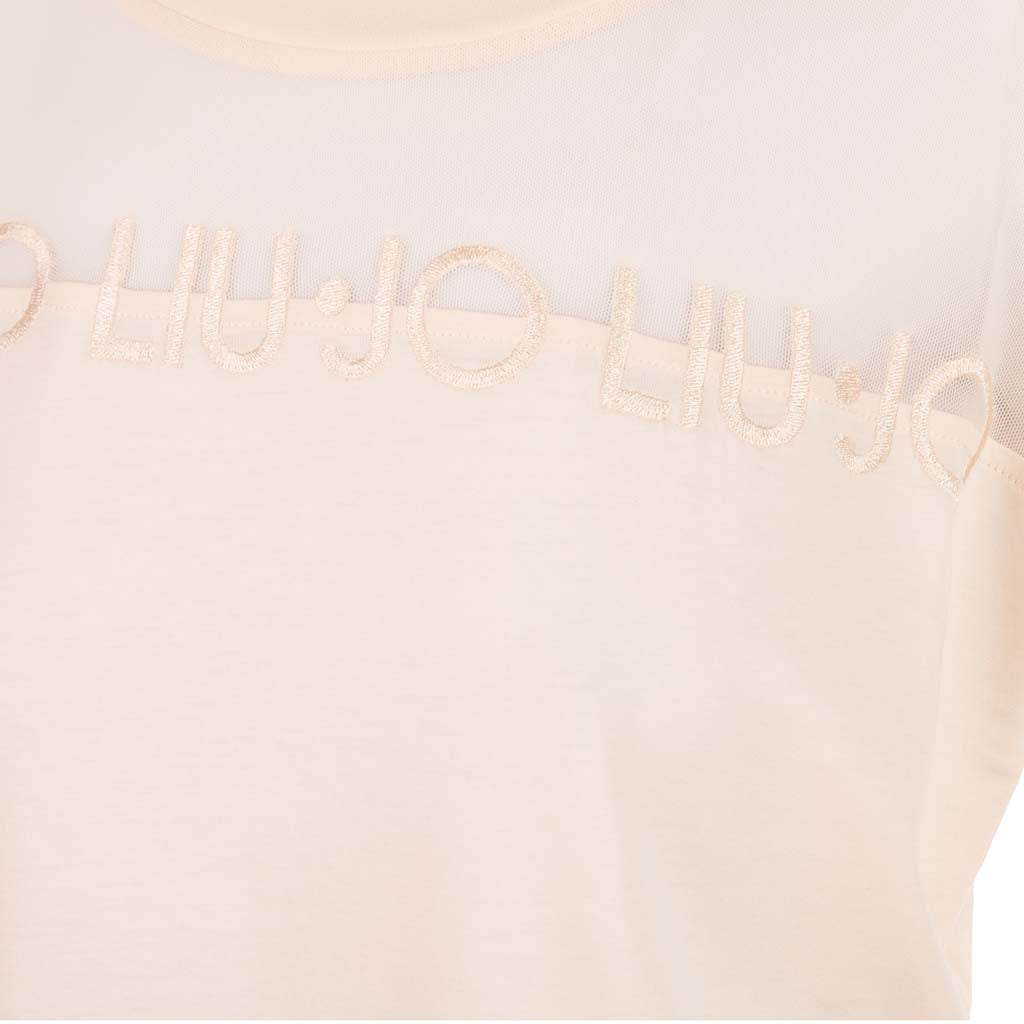 T-SHIRT DONNA LIU JO IN JERSEY E MESH - Colori disponibili: 2