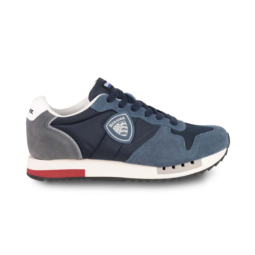 SNEAKERS UOMO BLAUER MOD. "QUEENS" - COL. BLU SODALITE