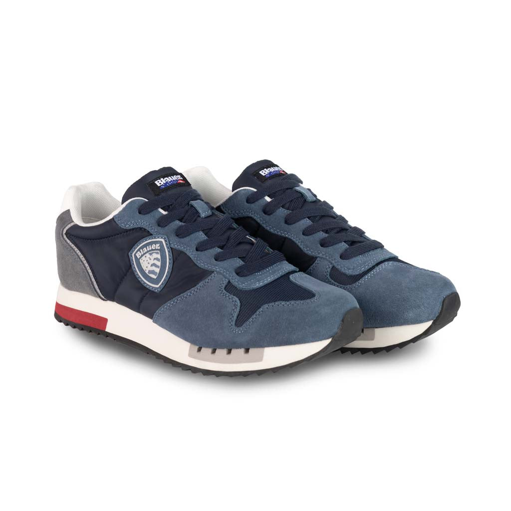 SNEAKERS UOMO BLAUER MOD. "QUEENS" - COL. BLU SODALITE