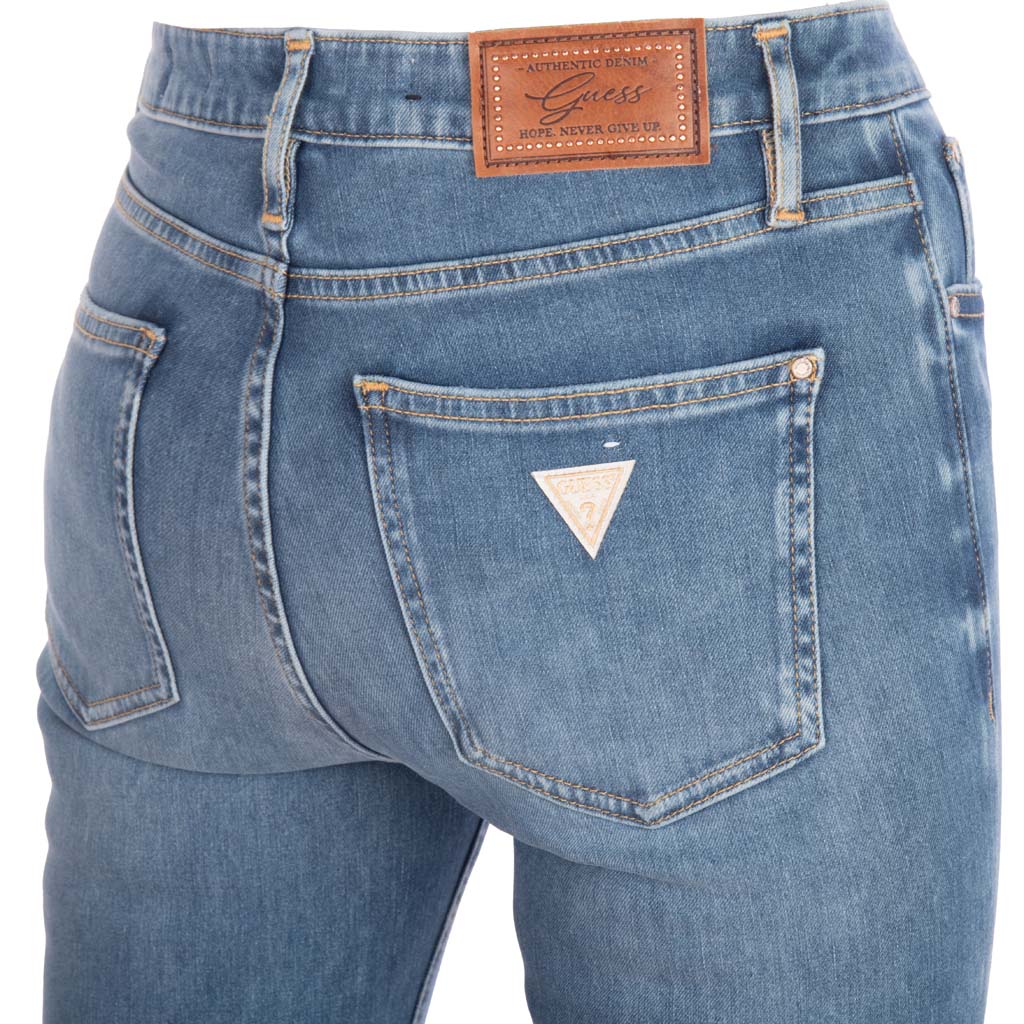 JEANS DONNA GUESS FLARE - COL. BLU DENIM
