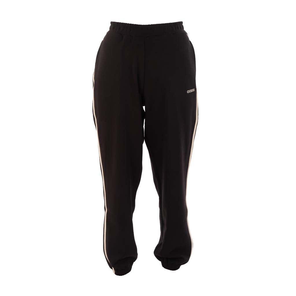 PANTALONE JOGGER DONNA GUESS CON BANDE LATERALI - COL. NERO