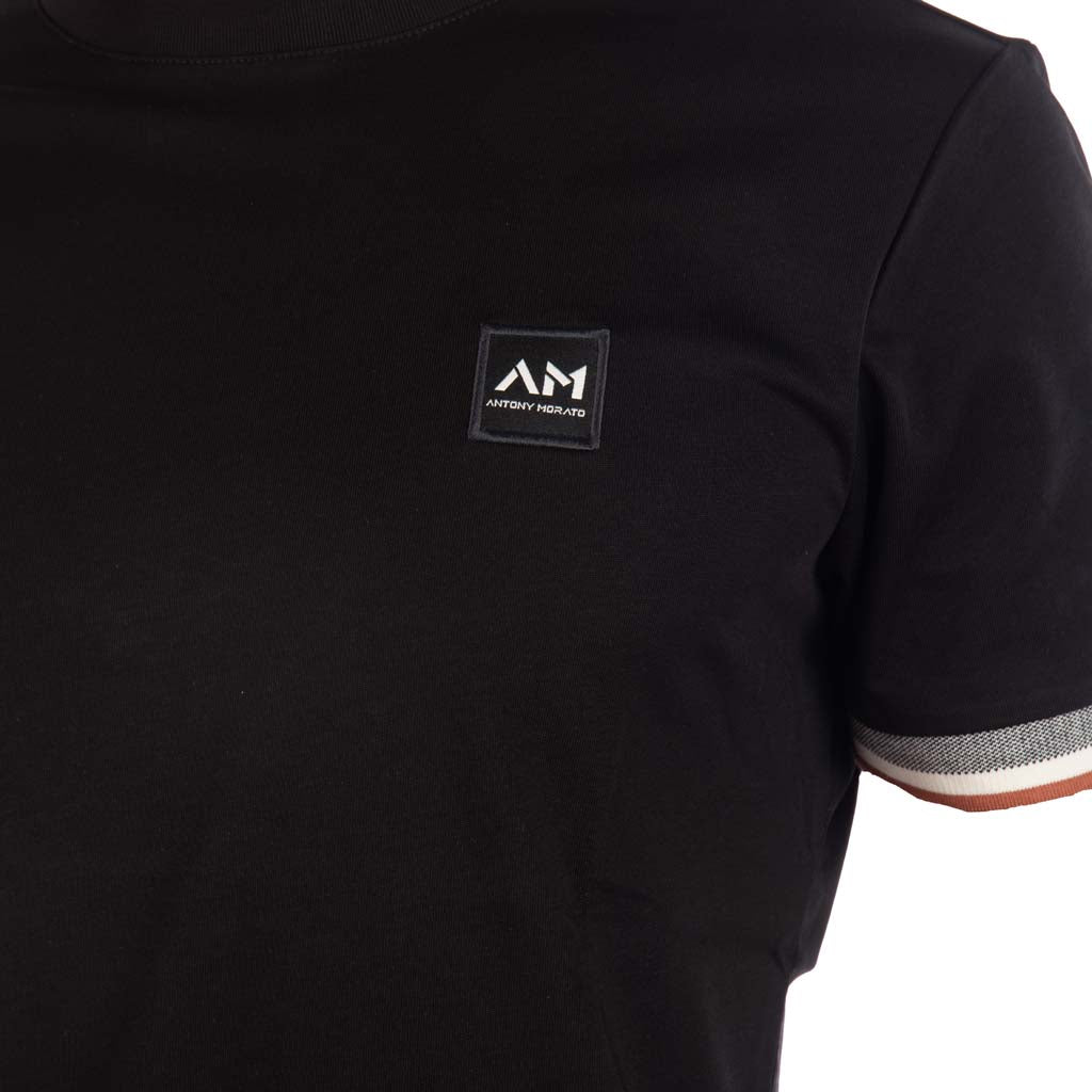 T-SHIRT ANTONY MORATO GIROCOLLO CON ELASTICI IN CONTRASTO - Colori disponibili: 2