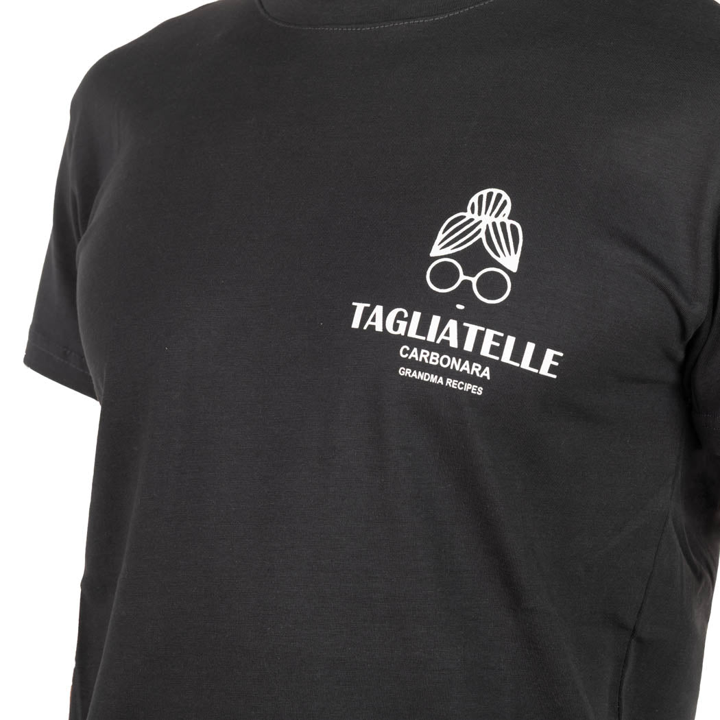 T-SHIRT UOMO BERNA CON STAMPA "TAGLIATELLE" - COL. PIOMBO