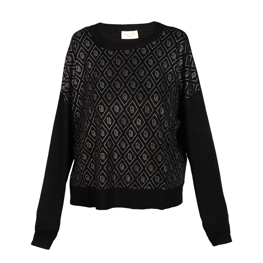 MAGLIA DONNA GAUDì LOGATA CON LUREX - Colori disponibili: 2