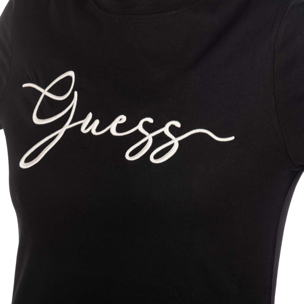 T-SHIRT DONNA GUESS CON LOGO RICAMATO - Colori disponibili: 2