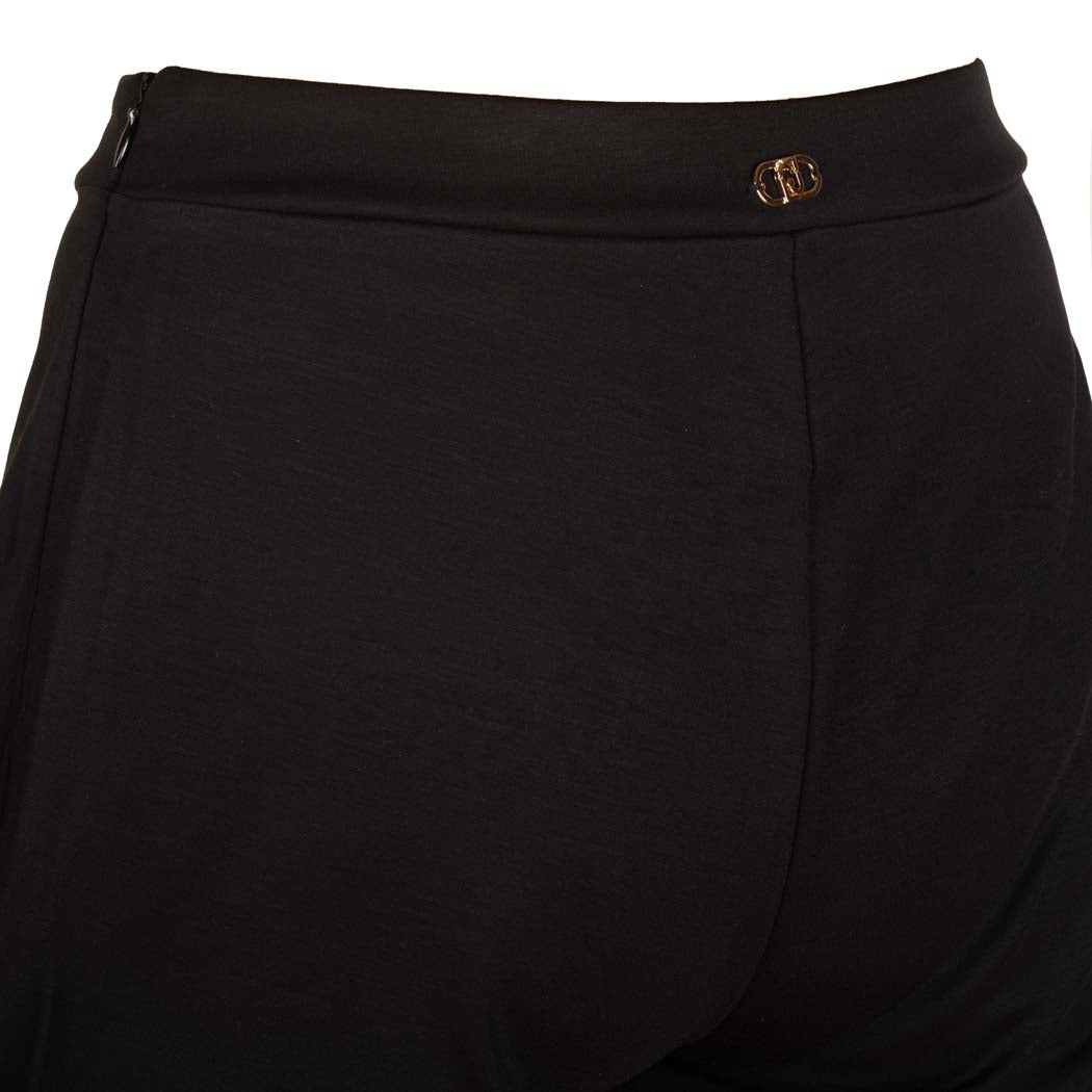 PANTALONE DONNA LIU JO BETTER IN MISTO VISCOSA STRETCH - COL. NERO