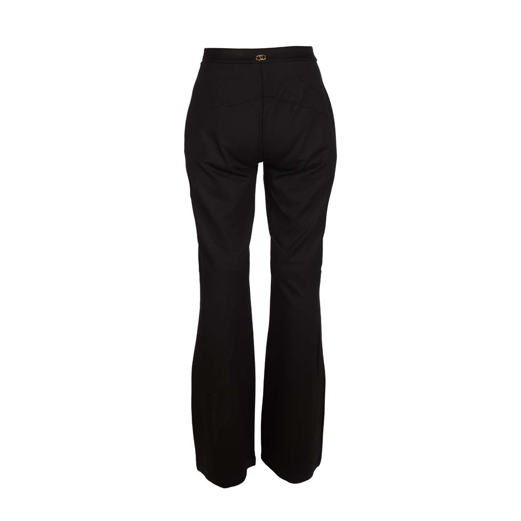 PANTALONE DONNA LIU JO BETTER IN MISTO VISCOSA STRETCH - COL. NERO