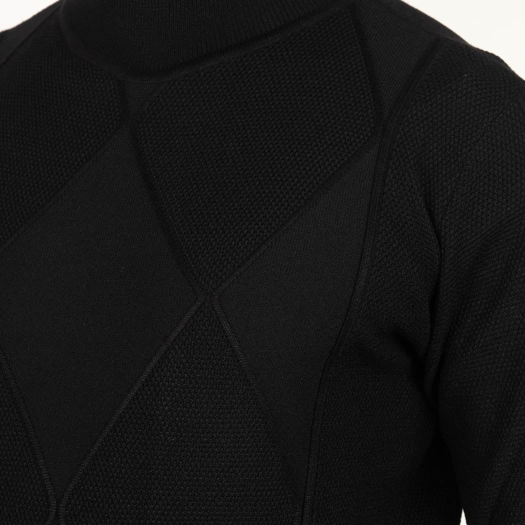 MAGLIA DOLCEVITA UOMO SEINSE CON LAVORAZIONE GEOMETRICA - Colori disponibili: 3