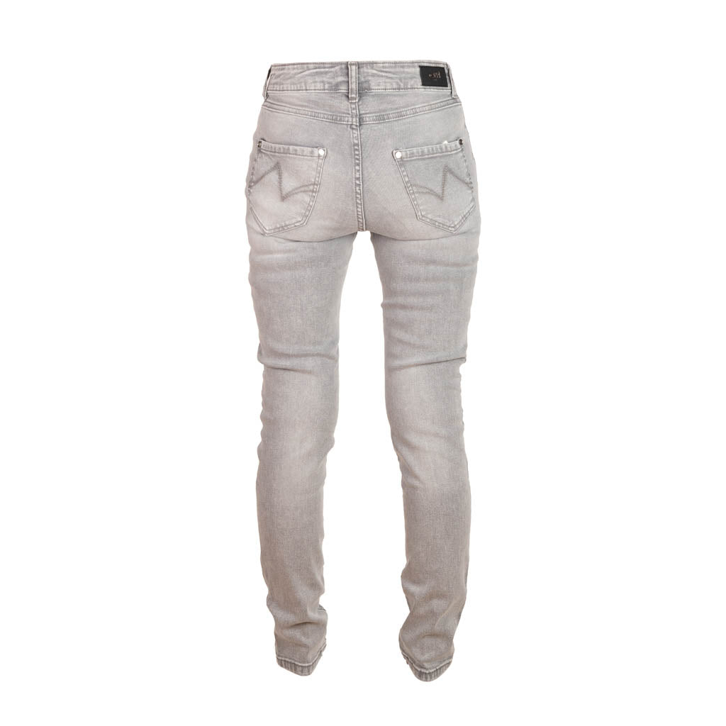 JEANS DONNA GAUDI' IN COTONE EFFETTO USED SKINNY FIT