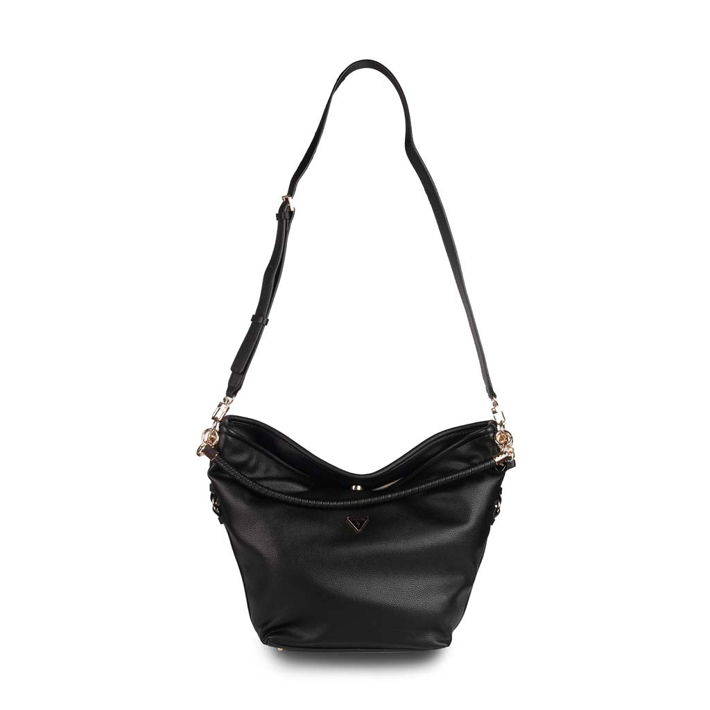 BORSA A MANO HOBO DONNA GUESS IN ECOPELLE - COL. NERO