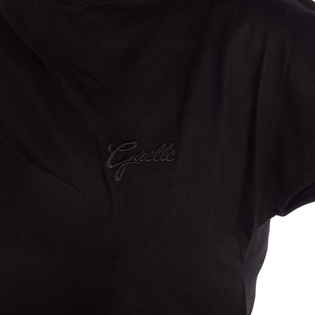 T-SHIRT DONNA GAELLE ASIMMETRICA CON LOGO - Colori disponibili: 2
