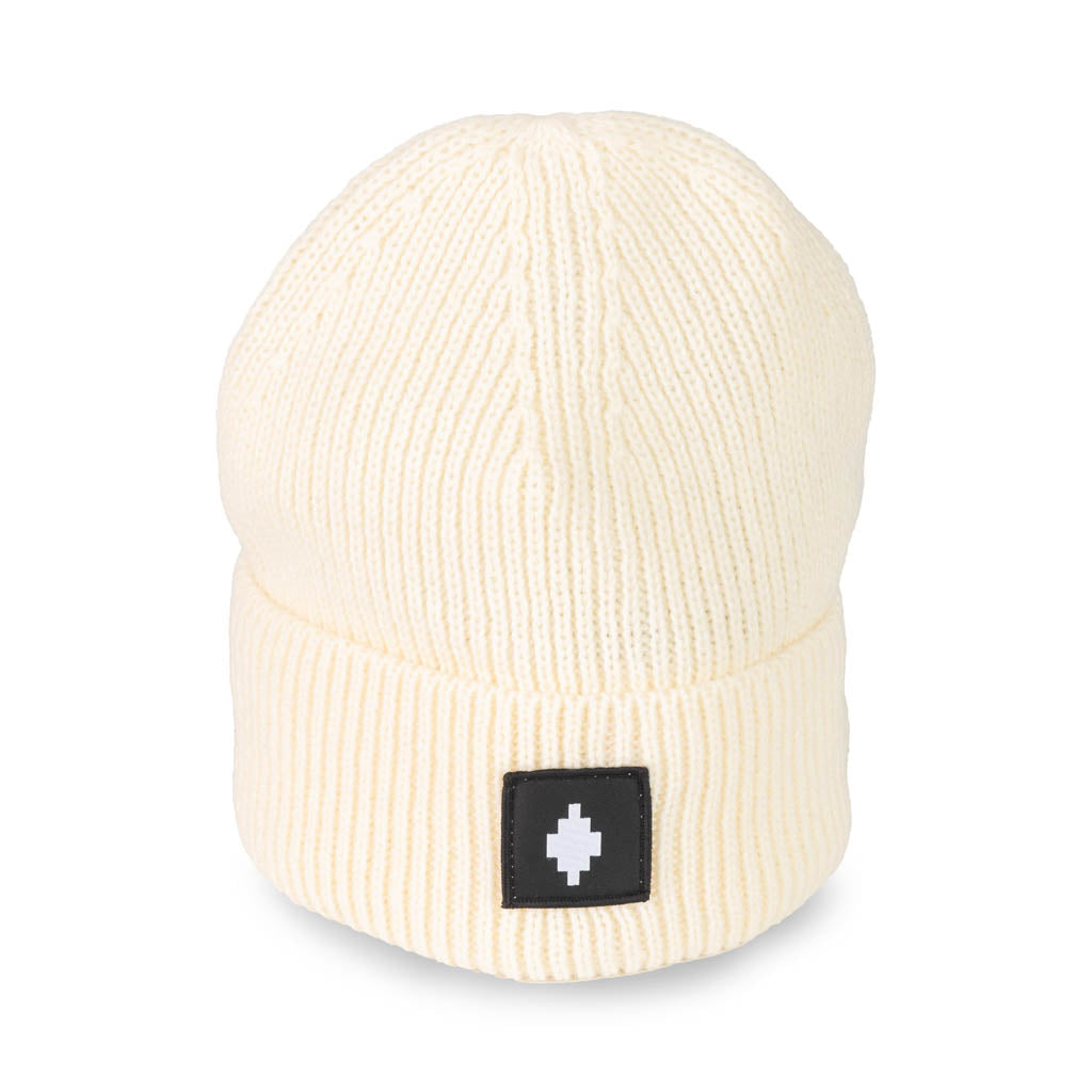 CAPPELLO BEANIE UOMO MARCELO BURLON COUNTY OF MILAN CON PATCH LOGATA - Colori disponibili: 2