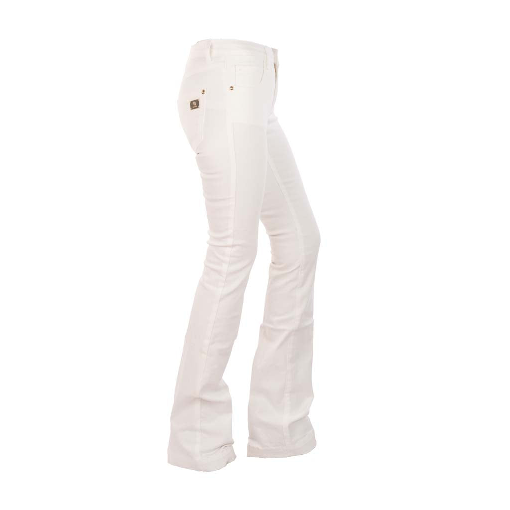 PANTALONI DONNA GAUDI' BOOTCUT IN TWILL - Colori disponibili: 2
