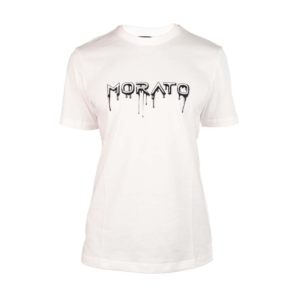 T-SHIRT ANTONY MORATO REGULAR FIT IN JERSEY DI COTONE CON STAMPA LOGATA - Colori disponibili: 2