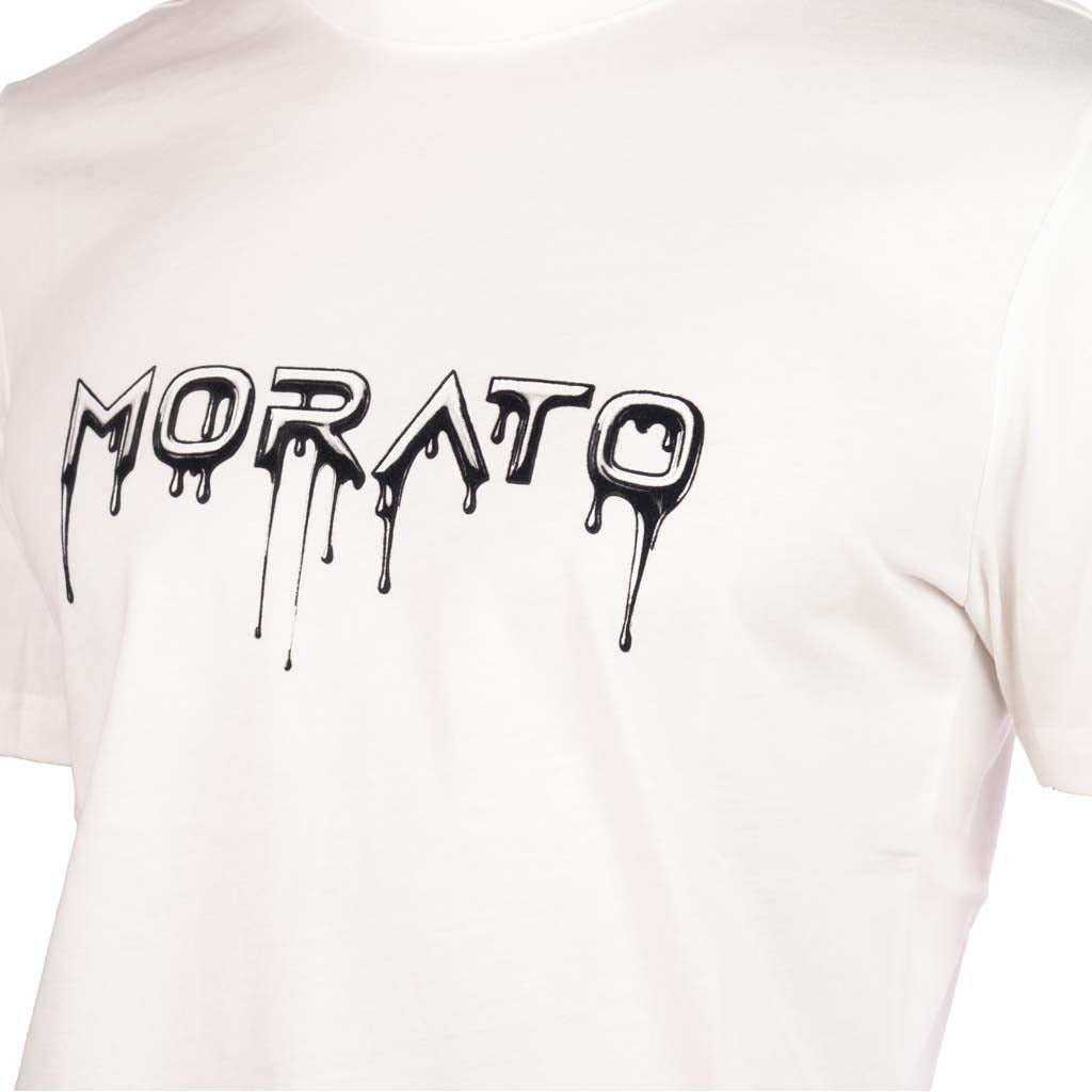 T-SHIRT ANTONY MORATO REGULAR FIT IN JERSEY DI COTONE CON STAMPA LOGATA - Colori disponibili: 2