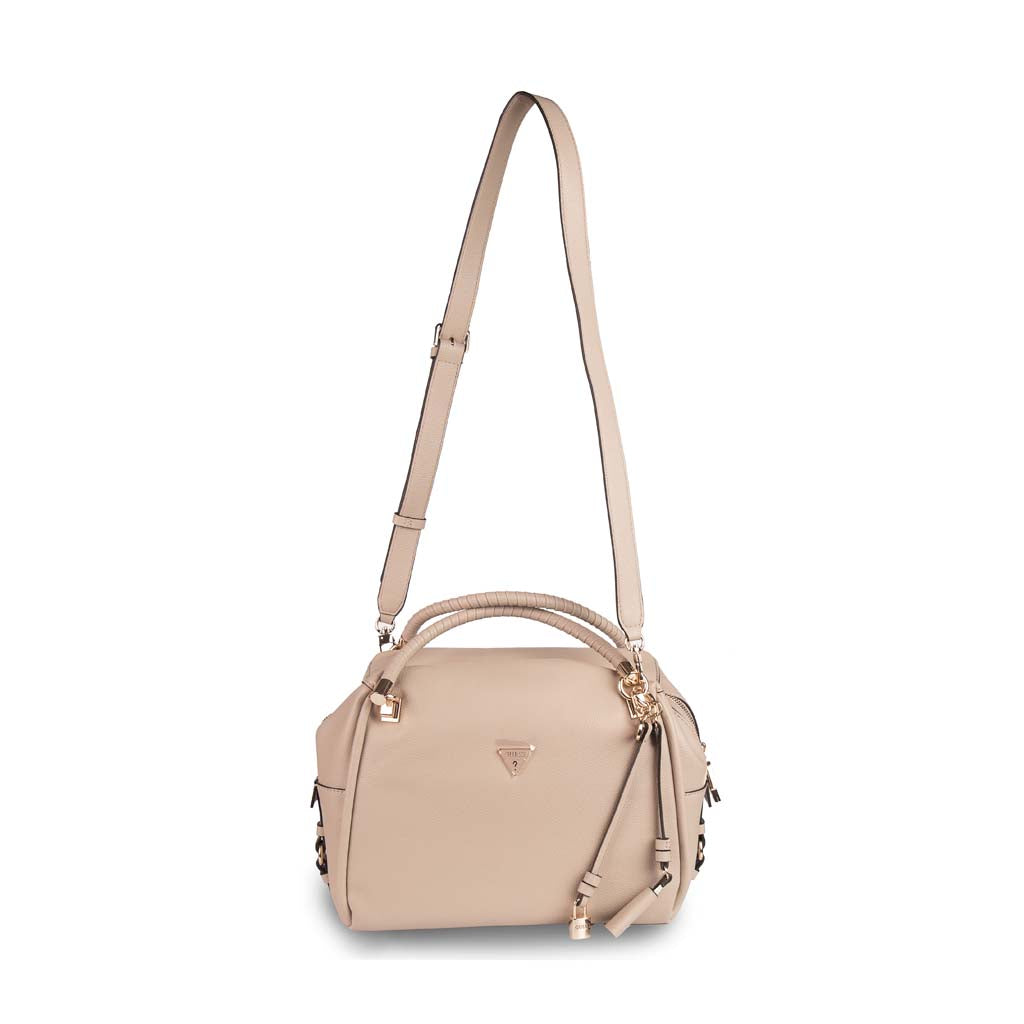 BORSA DONNA GUESS CON DOPPIO MANICO IN ECOPELLE - COL. TORTORA
