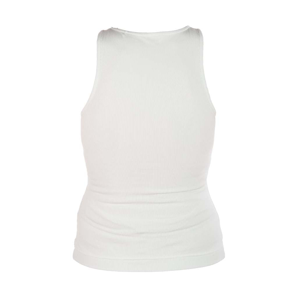 TOP DONNA GUESS A COSTINE CON LOGO IN STRASS - Colori disponibili: 2