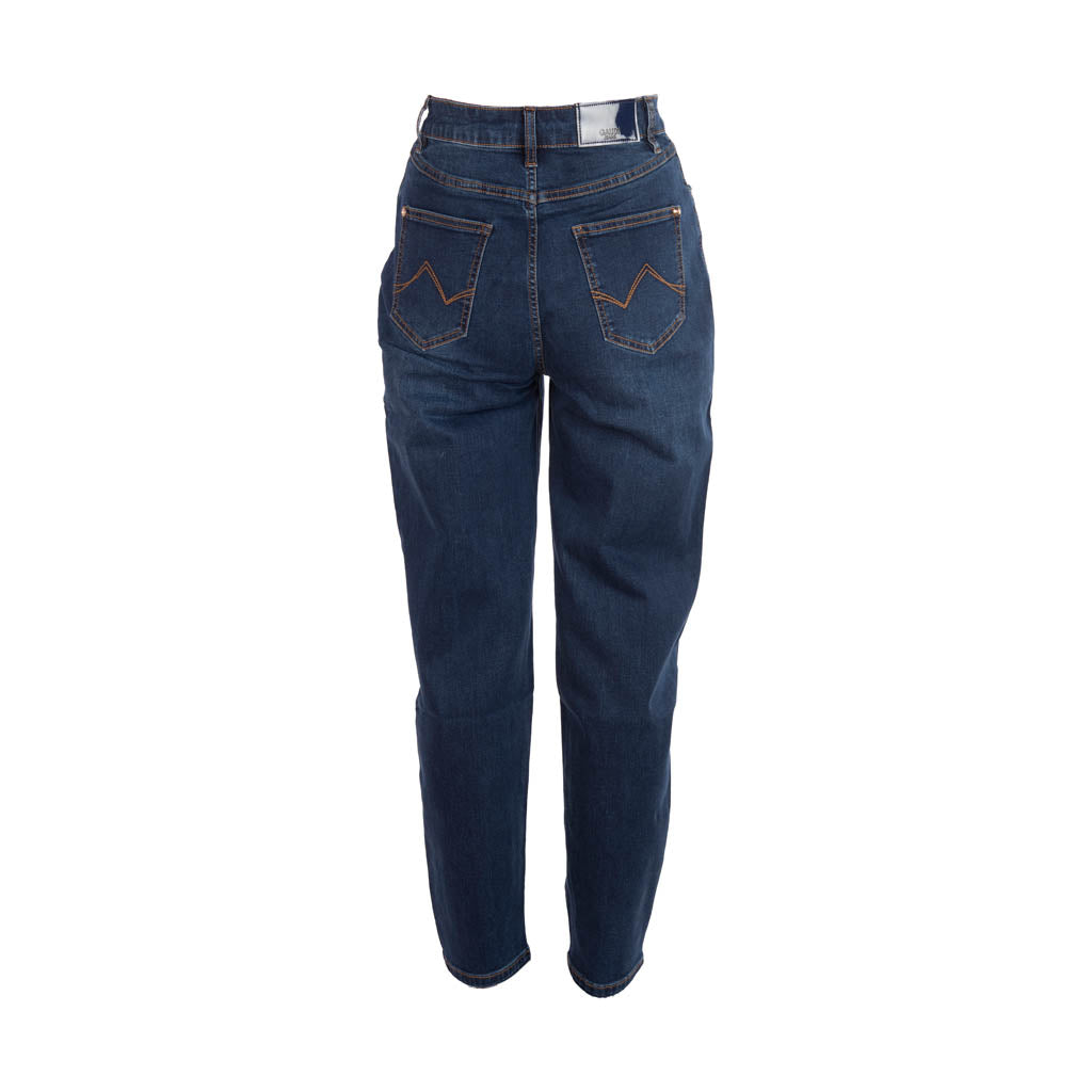 JEANS DONNA GAUDì A VITA ALTA CON BOTTONI - COL. BLU DENIM