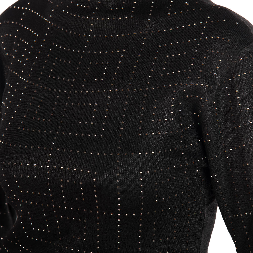 MAGLIA DONNA GAUDì IN LUREX CON STRASS - Colori disponibili: 2