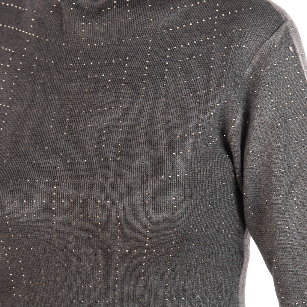 MAGLIA DONNA GAUDì IN LUREX CON STRASS - Colori disponibili: 2