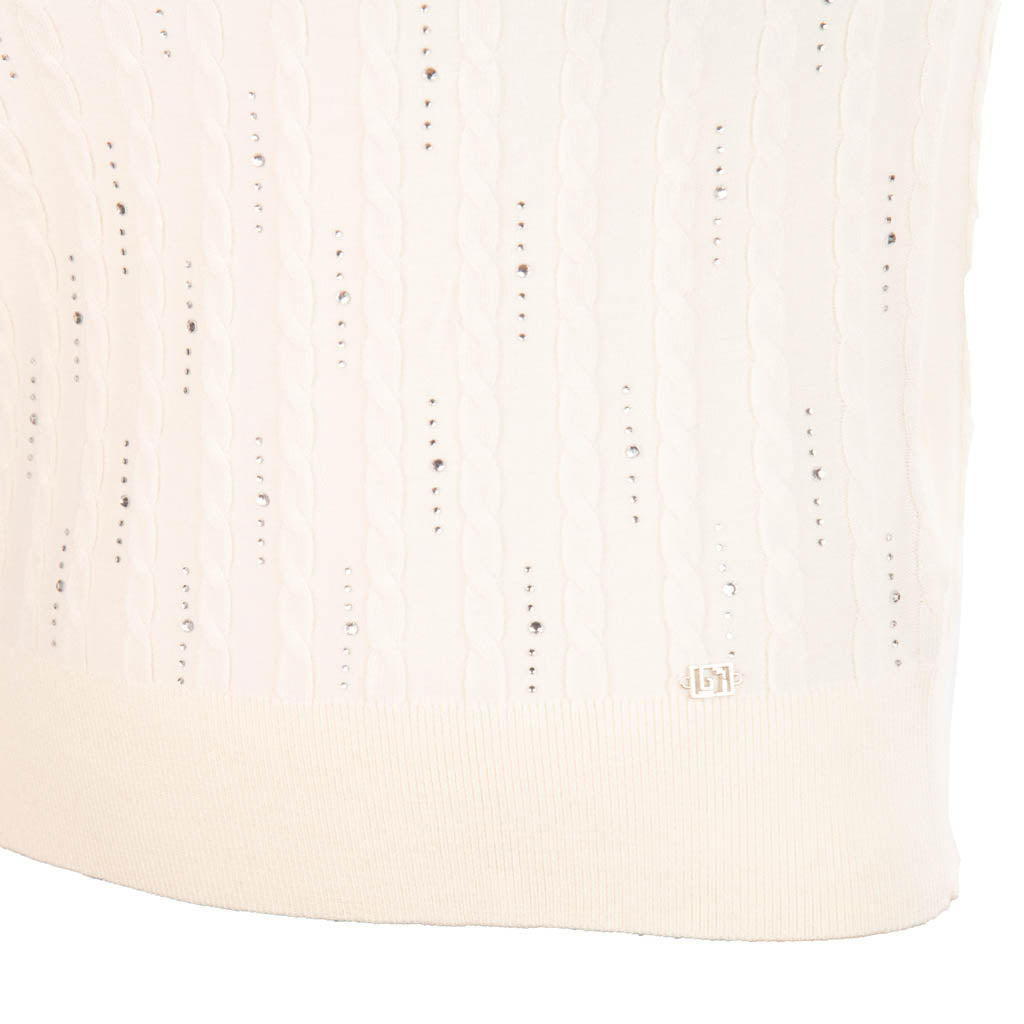 MAGLIA GIROCOLLO DONNA GAUDì CON STRASS - Colori disponibili: 3