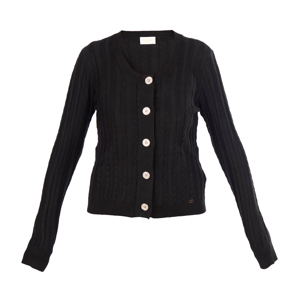 CARDIGAN DONNA GAUDì CON STRASS E BOTTONI - Colori disponibili: 3