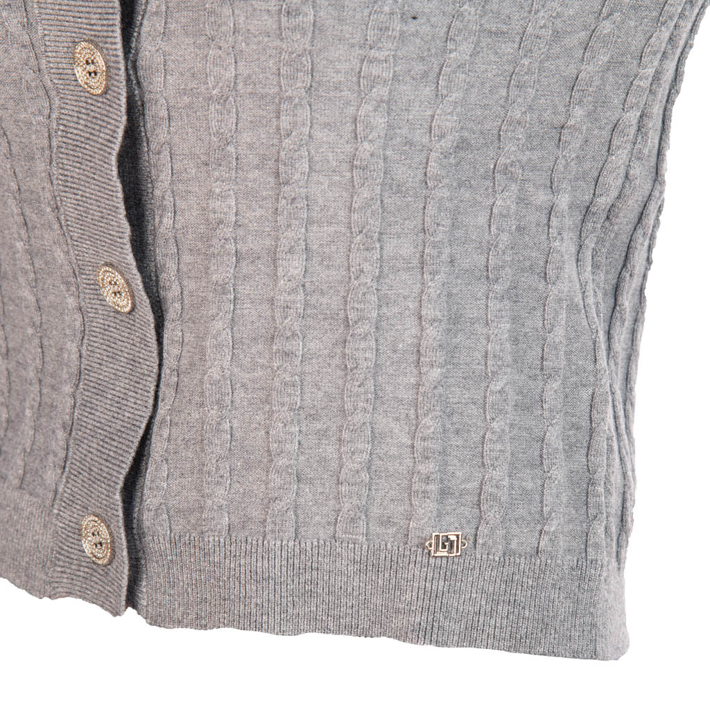 CARDIGAN DONNA GAUDì CON STRASS E BOTTONI - Colori disponibili: 3
