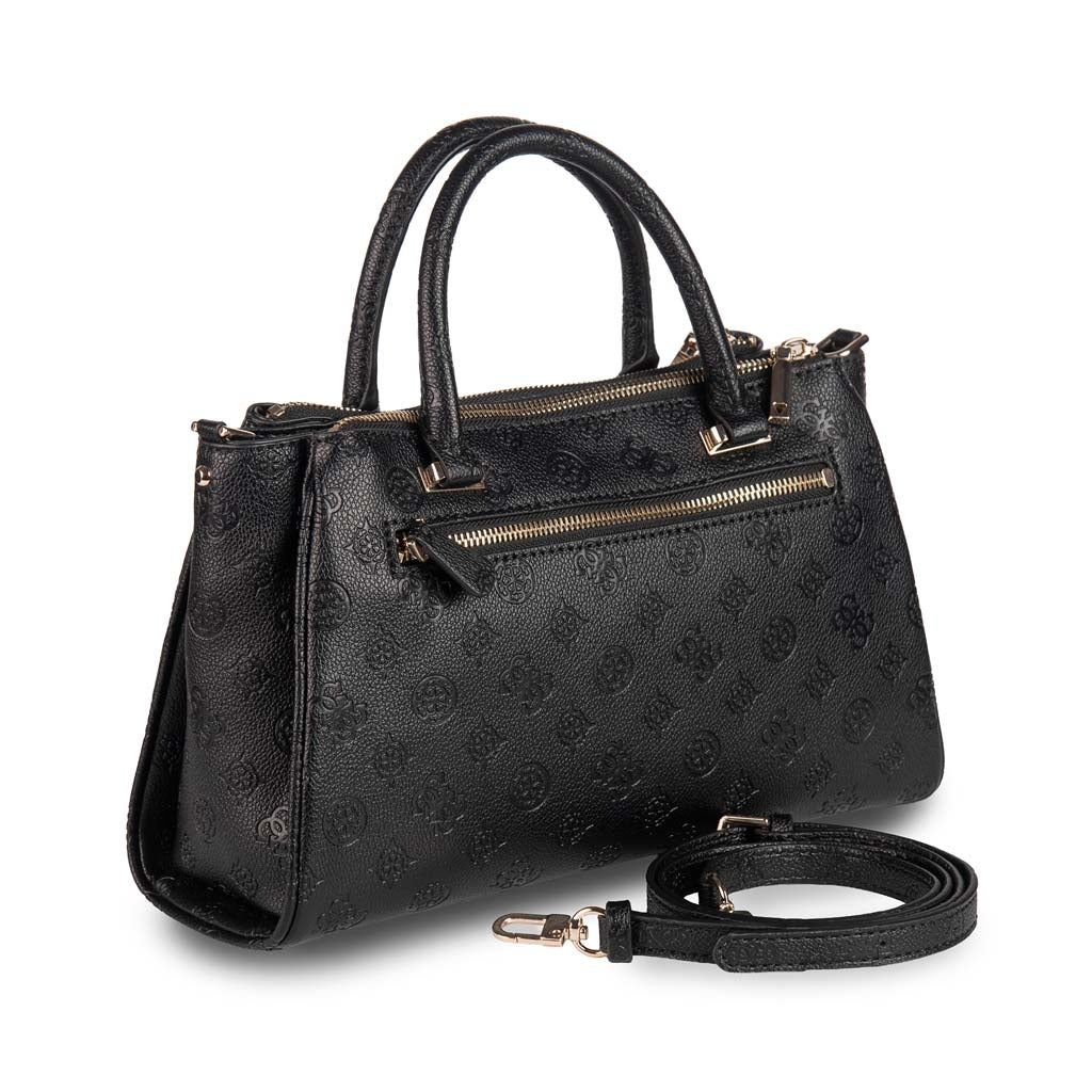 BORSA DONNA GUESS LOGO 4G PEONY CON CHARM - COL. NERO