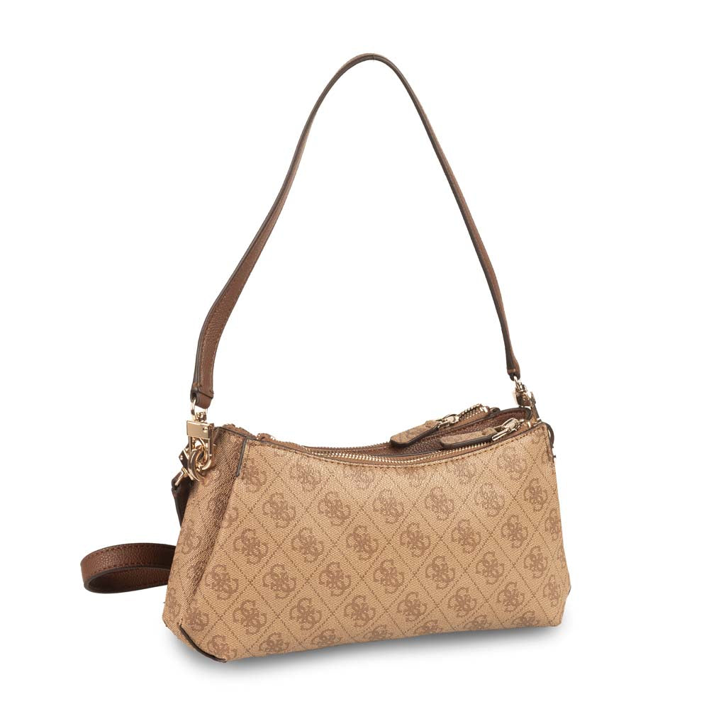 BORSETTA DONNA GUESS MOD. "NOELLE" IN ECOPELLE - COL. BEIGE