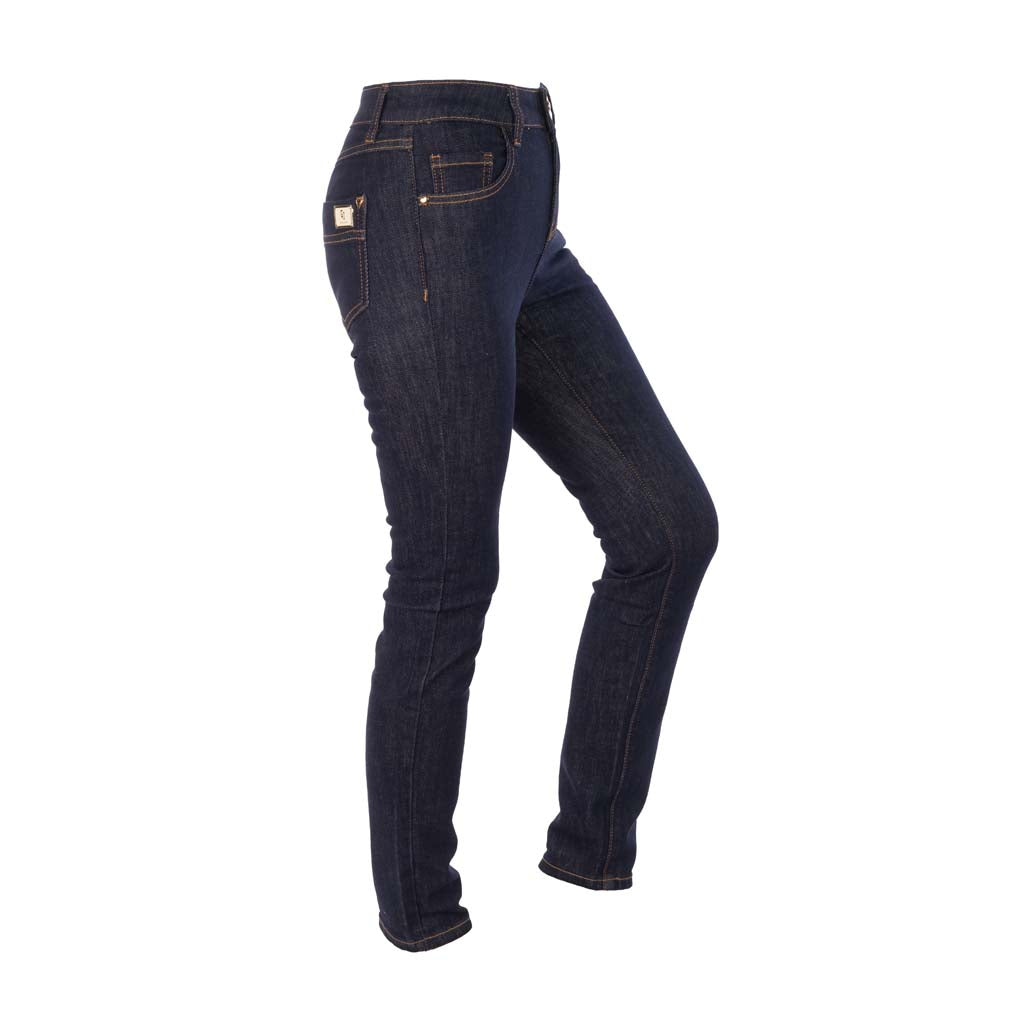 JEANS DONNA GAUDI' SKINNY FIT IN DENIM DI COTONE - COL. BLU DENIM