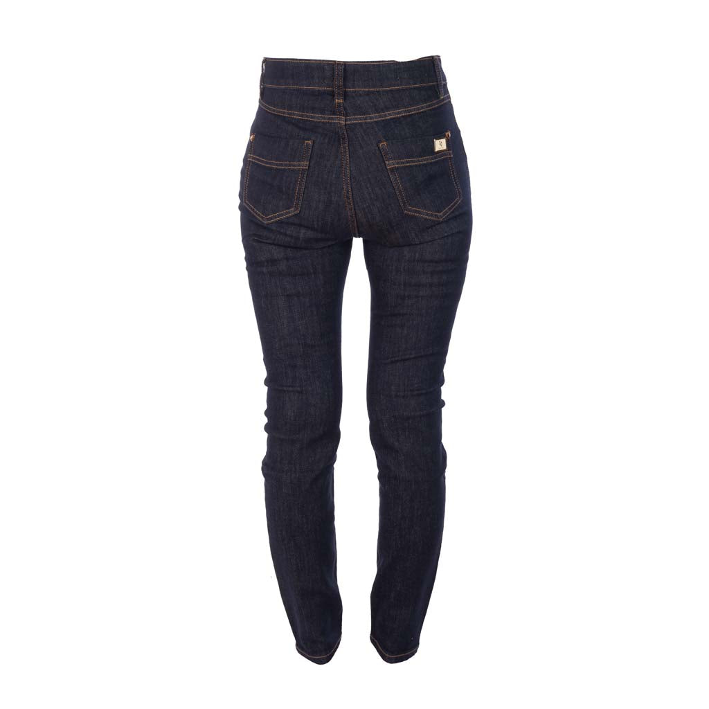 JEANS DONNA GAUDI' SKINNY FIT IN DENIM DI COTONE - COL. BLU DENIM
