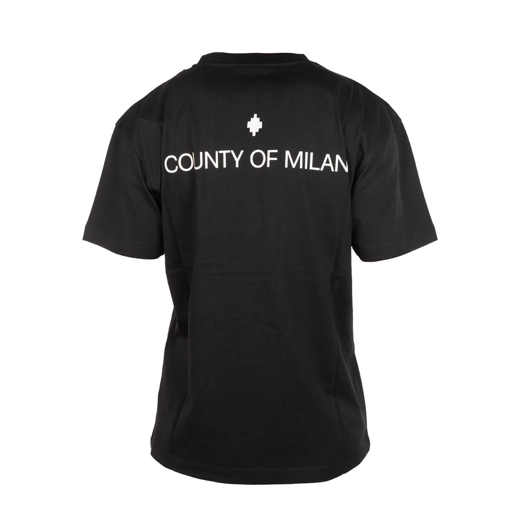 T-SHIRT UOMO MARCELO BURLON COUNTY OF MILAN CON STAMPA SUL RETRO - COL. BIANCO