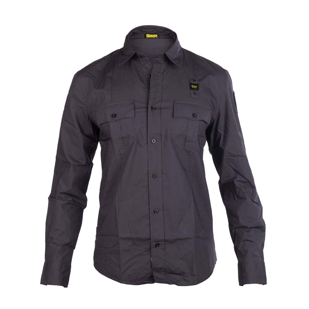 CAMICIA UOMO BLAUER CON TASCHE FRONTALI - Colori disponibili: 2